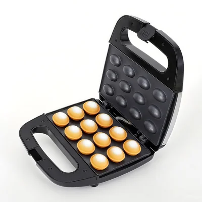 Mekotrin Máquina Para Hacer Panqueques Galletas De Nogal Con 12 Huecos 750w Maquina De Hotcakes Mini Doble Lado Antiadherente