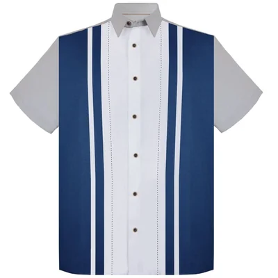 Camisa Regular Fit Malibú Gris Perla Cancumisa Manga Corta para Hombre