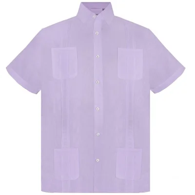 Guayabera Regular Fit Comfort Cancumisa Manga Corta para Hombre