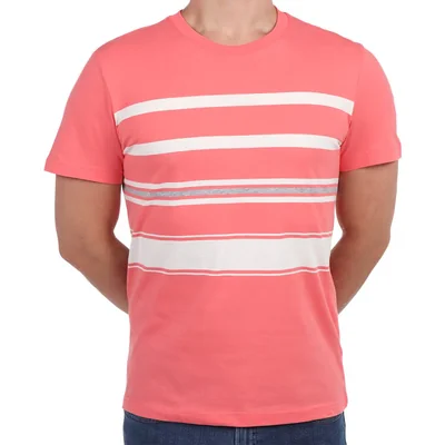 Playera Rayas Manga Corta de Bruno Magnani para Hombre