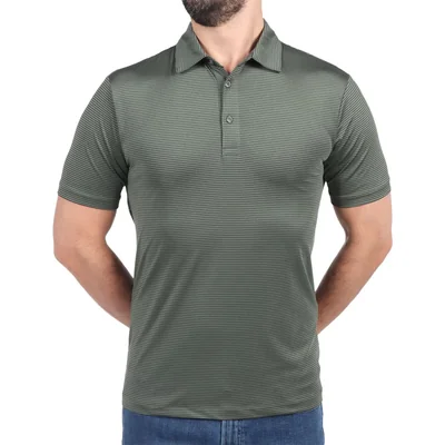 Polo Rayas Manga Corta Casual de Bruno Magnani para Hombre