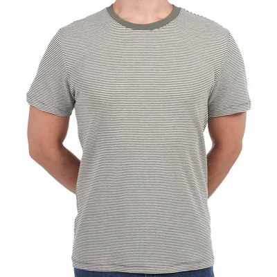 Playera Rayas Confort Casual de Bruno Magnani para Hombre