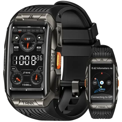 Reloj Inteligente KOSPET Tank X2 Ultra GPS 5ATM negro