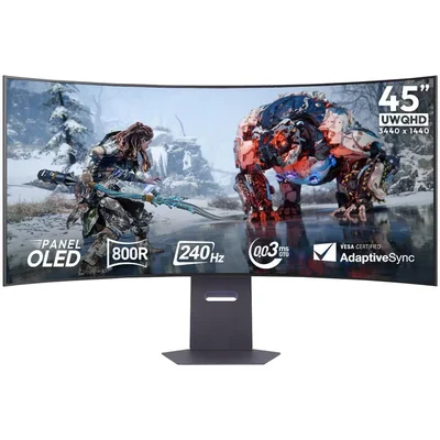 Monitor gamer curvo 45" lg ultragear 0.03ms 240hz altavoces
