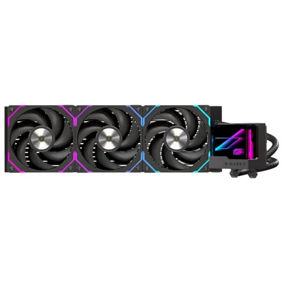 EINAREX Vertex 360 Enfriamiento Líquido para Procesador 360 mm ARGB Espejo Infinito Negro Intel AMD