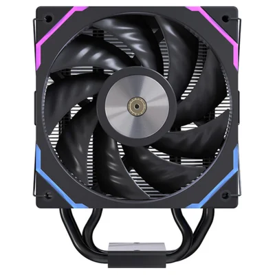 EINAREX Glide G100 Disipador para Procesador con Pantalla Digital de Temperatura ARGB Negro Intel AMD