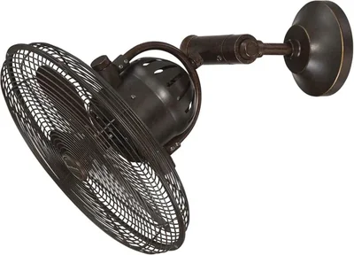 Ventilador de pared Craftmade 41 cm bronce envejecido 3 velocidades