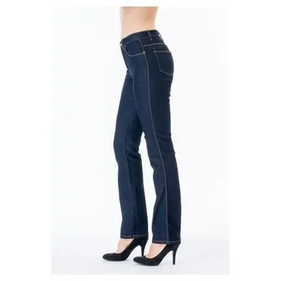 Jeans Scandia Mezclilla Stretch Cintura Alta Recto 2205