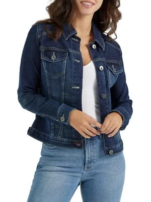 Chaqueta Vaquera Wrangler Authentics Mediana Drenched