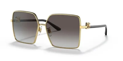 Gafas de sol Dolce&Gabbana DG2279 con marco dorado y degradado gris