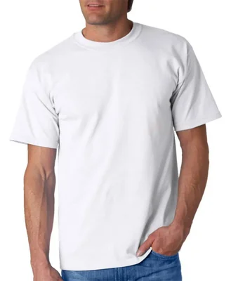 Camiseta Gildan G2000 Ultra Cotton para hombre blanca talla grande