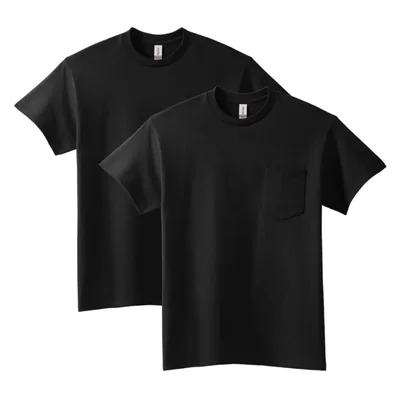 Camiseta Gildan G2300 pack de 2 color negro talla XL