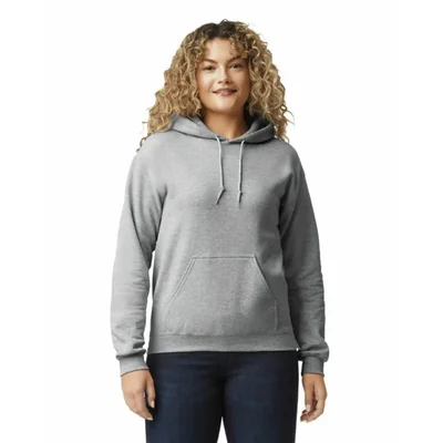 Sudadera con capucha Gildan G18500 Gris Deportivo Talla XL