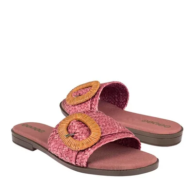 SANDALIAS DAMA STYLO 5073 TEXTIL CORAL