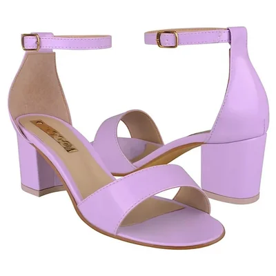 SANDALIAS DAMA STYLO 3008 CHAROL MORADO