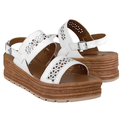 SANDALIAS DAMA STYLO 17035 SIMIPIEL BLANCO