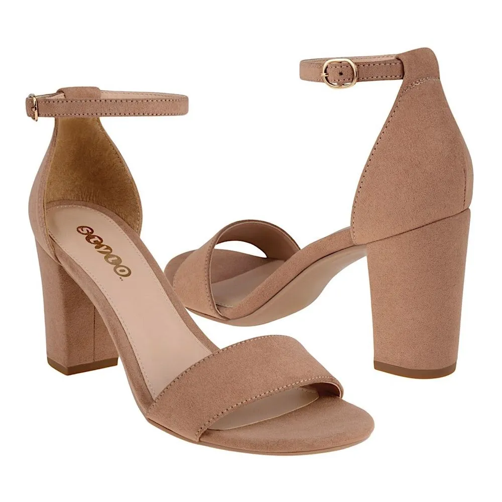 SANDALIAS DAMA STYLO 33801 SUEDE BEIGE