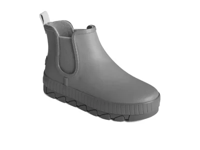 Bota de lluvia Sperry 8.5 gris impermeable de caucho