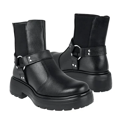 BOTINES GREEN LOVE MUJER 95114 SIMIPIEL NEGRO
