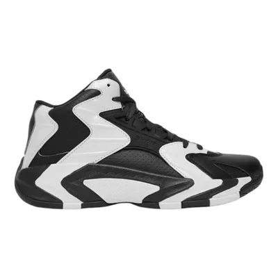 Tenis shaq hombre basquetball negro blanco aq95042m-bw