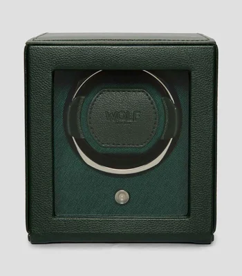 Estuche Rebobinador para Reloj Cub con Tapa, Verde