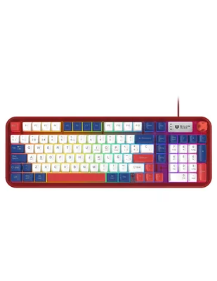 Teclado gamer USB-C QWERT español con interruptor Membrana cúpula de goma BR-945813