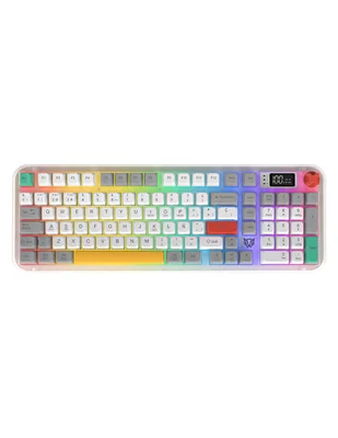 Teclado gamer Alámbrica e inalámbrica QWERT español con interruptor Membrana cúpula de goma BR-945783