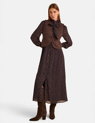 Vestido midi casual para mujer