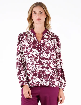 Blusa manga larga para mujer