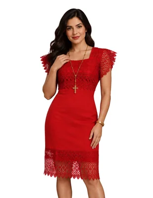 Vestido a la rodilla fiesta para mujer