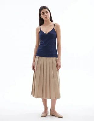 Blusa sin manga para mujer