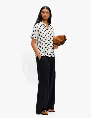 Camisa/Sobrecamisa de Viscosa manga Sin manga para mujer