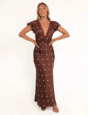 VESTIDO PNPEQ325MR004/BROWN