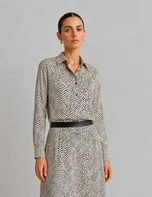 Blusa manga larga para mujer
