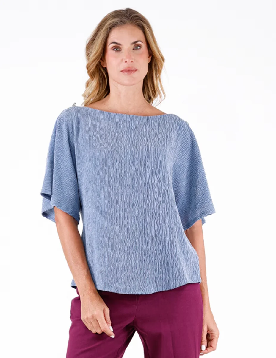 Blusa manga 3/4 para mujer