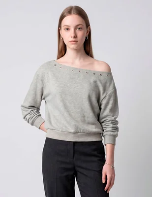 Blusa manga larga para mujer