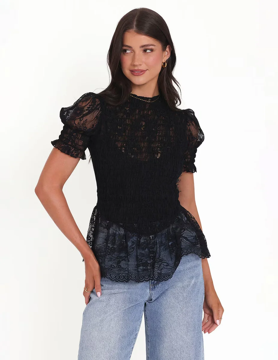 BLUSA SL828738PTX/BLACK NYL