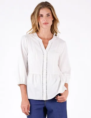 Blusa manga 3/4 para mujer