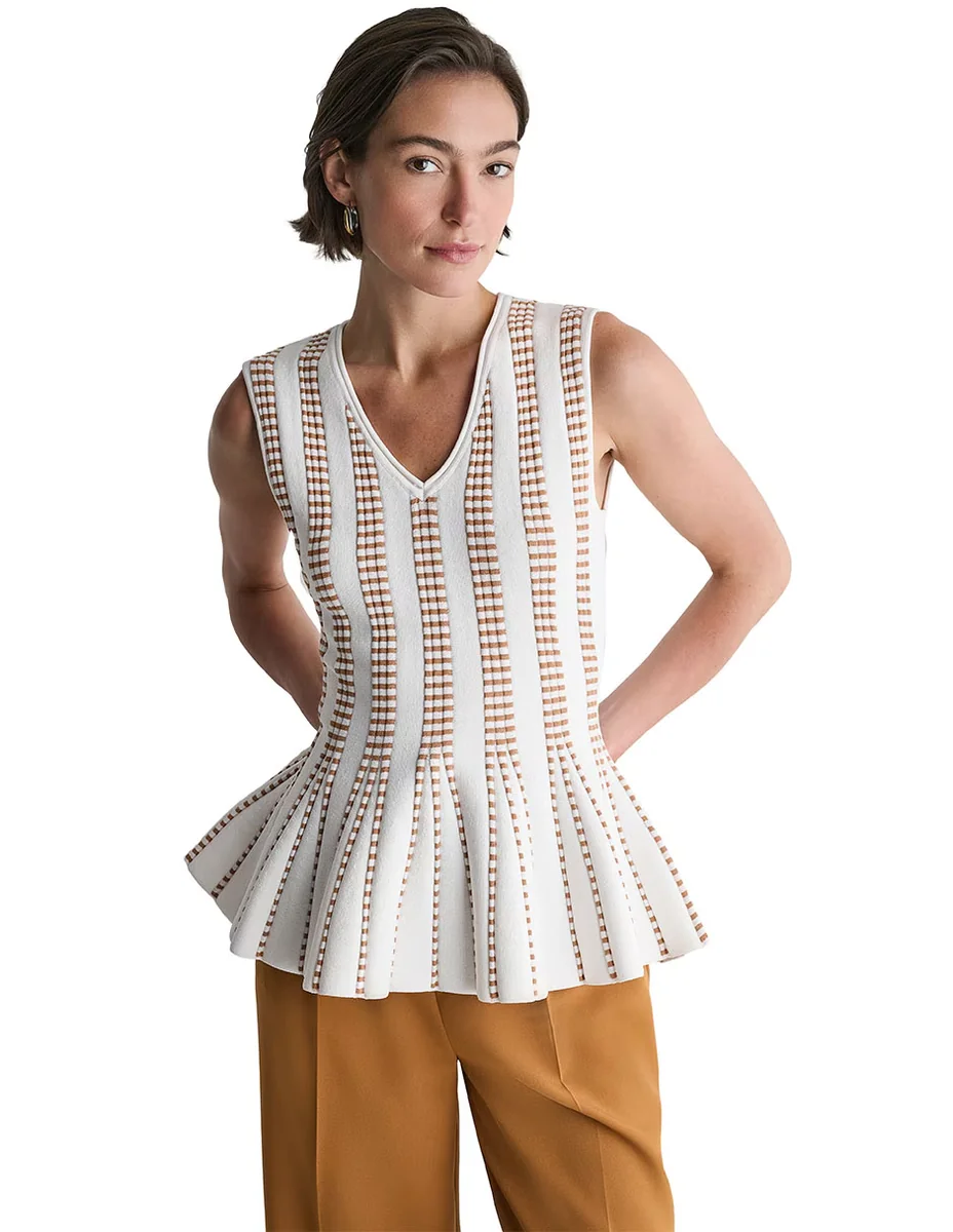 Blusa sin manga para mujer