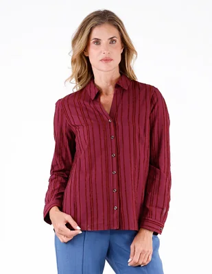 Blusa manga larga para mujer