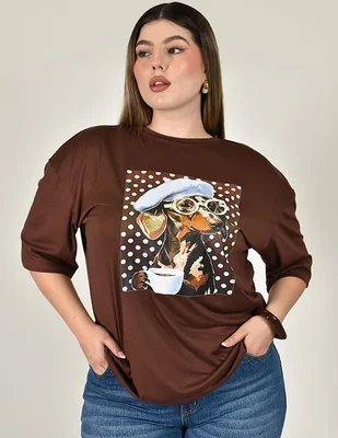 Playera manga No aplica cuello Redondo para mujer