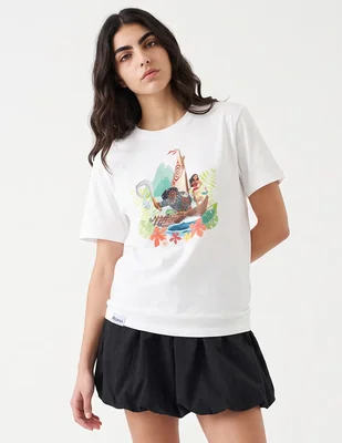 Playera manga corta cuello redondo