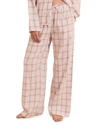 Pantalón pijama de algodón para mujer