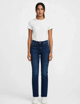 Jeans regular straight para mujer