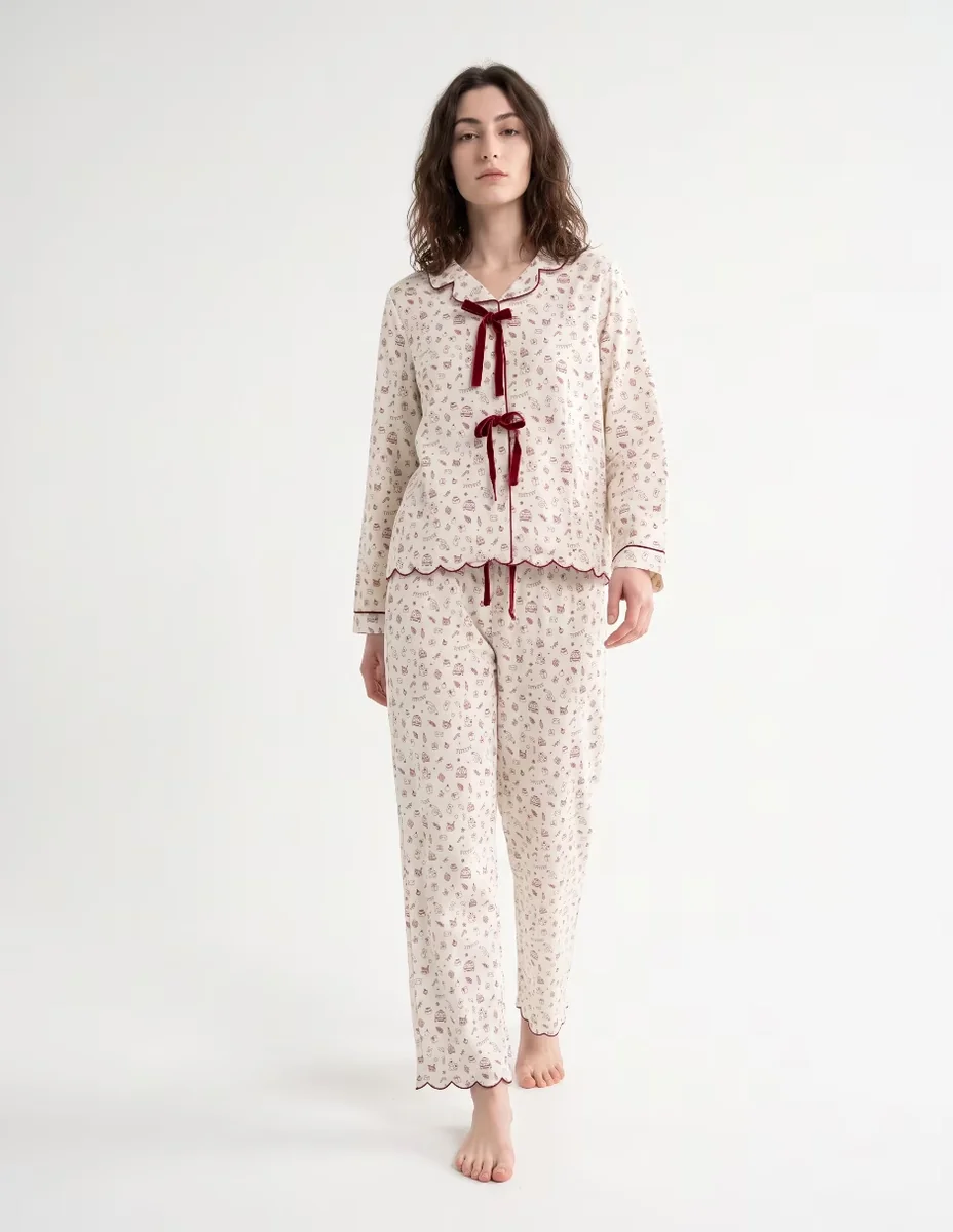 Conjunto pijama Now & Then para mujer
