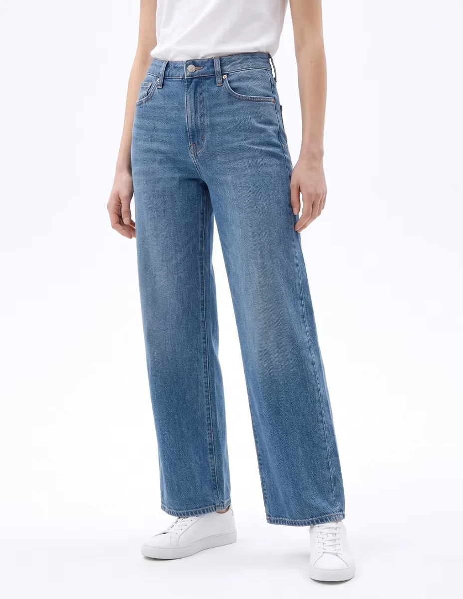 Jeans wide leg para mujer