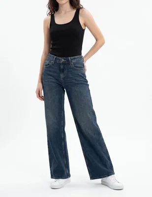 Jeans wide leg para mujer