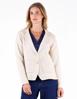 Saco sastreado casual para mujer
