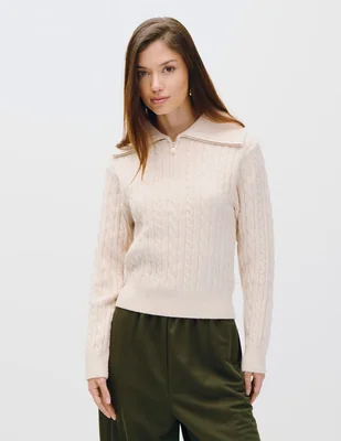 Suéter cuello alto para mujer