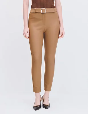 Legging cintura alta con cierre para mujer